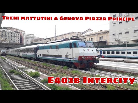 Treni mattutini a Genova Piazza Principe