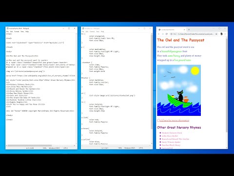 9 HTML CSS and JavaScript Style Selectors and External Style Sheets