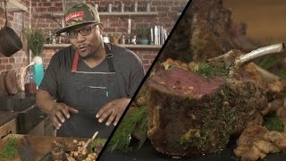 Grilled Lamb Chops with Butter Beans | Marcus Meacham