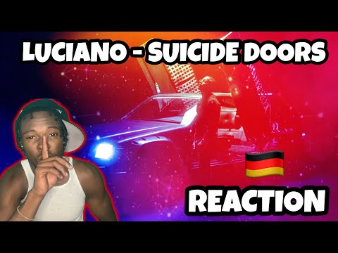 AMERICAN REACTS TO GERMAN DRILL RAP! LUCIANO - SUICIDE DOORS (prod. by Ghana Beats & Geenaro)