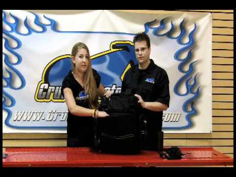 T-Bags Expandable Tahoe Luggage TBU304 Sissybar Bag Video