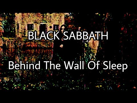 BLACK SABBATH - Behind The Wall Of Sleep (Lyric Video)