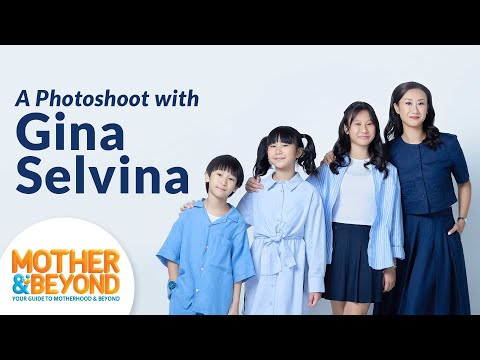 A Photoshoot with Gina Selvina - Kimbab Family: Bagikan Tips Mengasuh Anak Jarak Dekat
