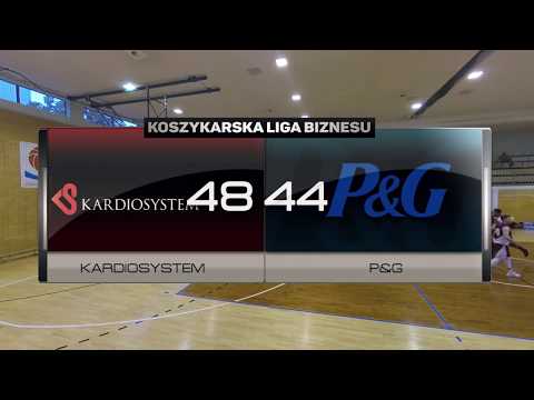 Kardiosystem vs P&G - I kolejka - Warszawa - Koszykarska Liga Biznesu