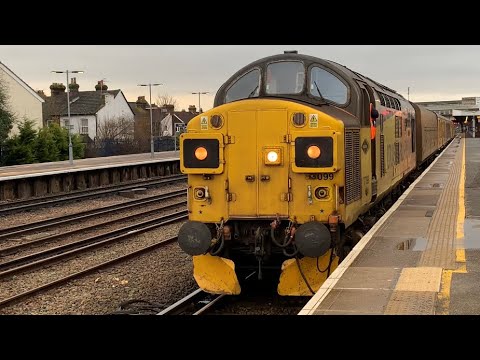 A busy morning for GBRf and 37099 on a Colas UTU Test Train! | 01/04/23