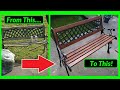 How to Repair & Restore a Garden Bench Seat - Garden Furniture