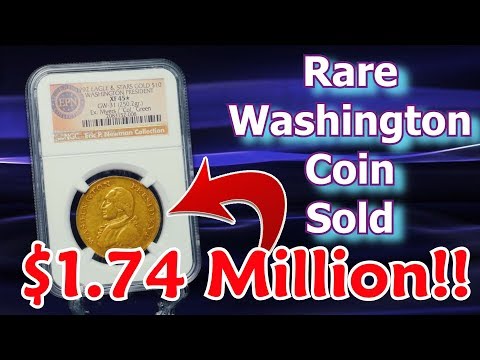 Rare Washington President Gold Coin Sold for over $1 Million