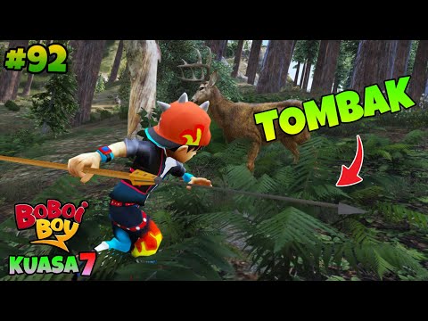 GTA 5 MOD BOBOIBOY KUASA FROST FIRE BERBURU MENGGUNAKAN TOMBAK