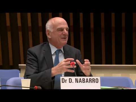 WHO: Dr David Nabarro at the Director-General candidates forum
