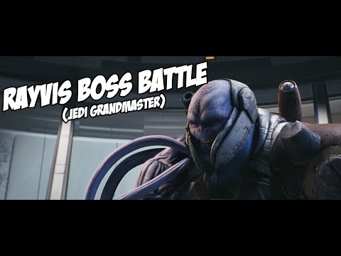 STAR WARS Jedi: Survivor - Rayvis Boss Battle in Blaster Stance (Jedi Grandmaster DIfficulty)