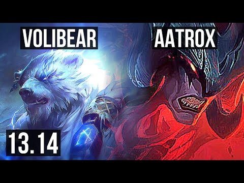 VOLIBEAR vs AATROX (TOP) | 6/0/1, 300+ games, Dominating | KR Master | 13.14