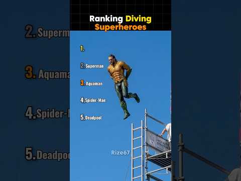 Ranking Diving Superheroes
