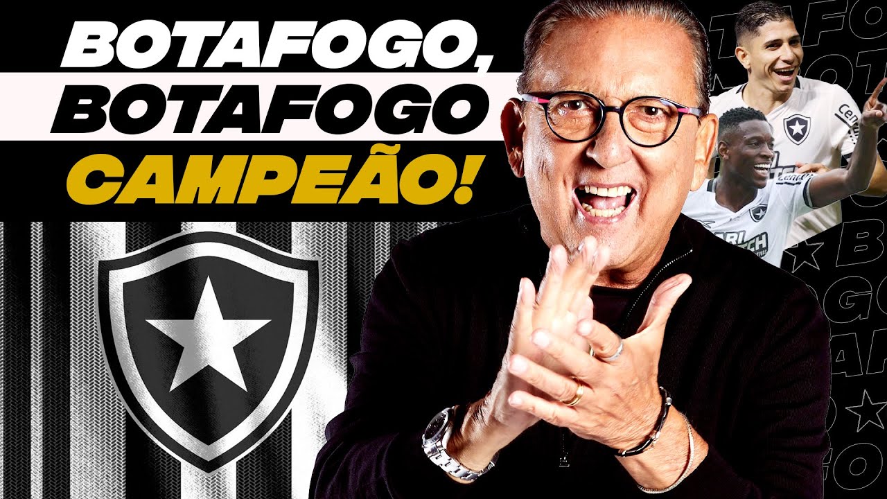 GALVÃO COMENTA FINAL DA LIBERTADORES: BRILHA A ESTRELA SOLITÁRIA! VITÓRIA ÉPICA DO BOTAFOGO!