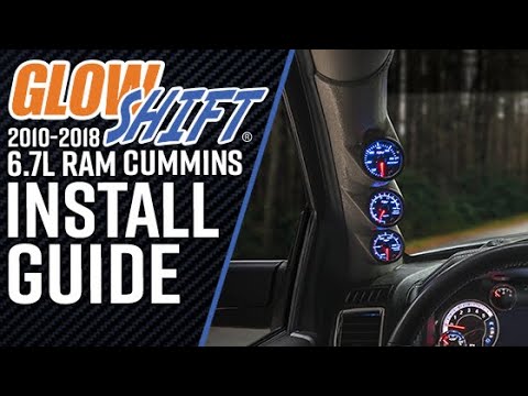 GlowShift | How  To Install A 2010-2018 6.7L Ram Cummins Triple Gauge Package