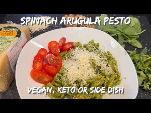 SPINACH ARUGULA PESTO RECIPE | Fresh & Healthy Homemade Pesto Sauce