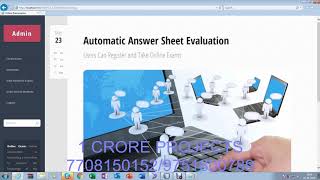Automatic Answer Sheet Checker in Online Examination