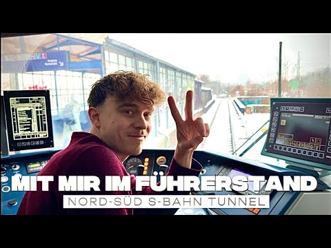 MIT MIR IM FÜHRERSTAND l DURCH DEN S-BAHN TUNNEL 🚇😱 l 4K