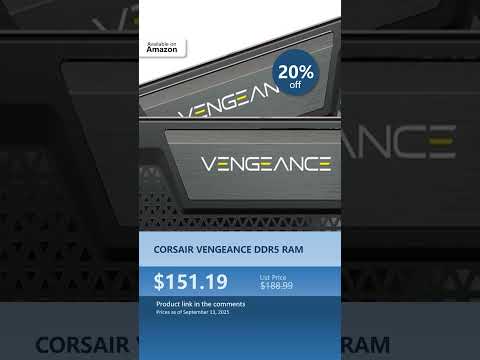 CORSAIR VENGEANCE DDR5 RAM