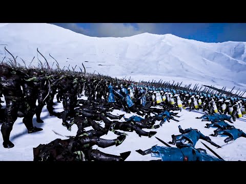 14000 Knights VS 14000 Orcs || Epic Fantasy Battle Simulator || EFBS