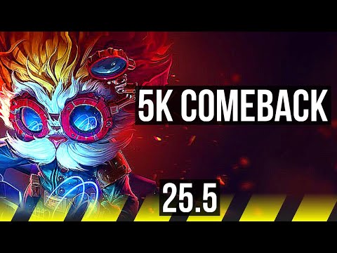 HEIMERDINGER & Karma vs JINX & Anivia (ADC) | Rank 5 Heimer, 5k comeback | KR Challenger | 25.5