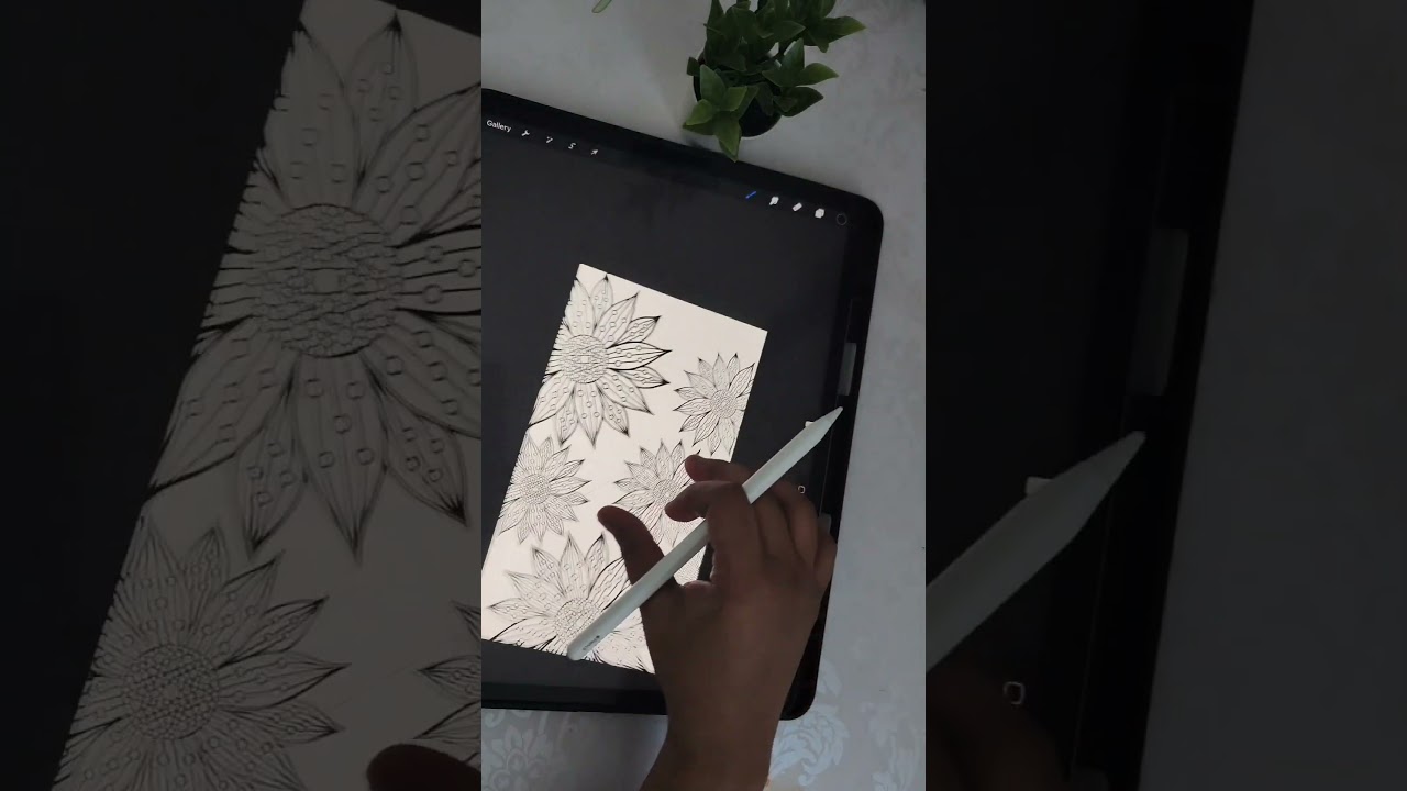 Geometric Pattern Procreate Brush #procreatebrushes #procreatedigitalart #procreate #satisfying
