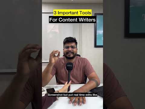 3 Tools For Content Writers