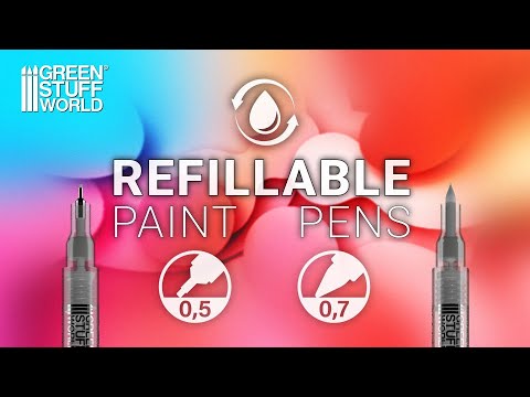 Refillable paint pen: The ecological and creative option 🎨