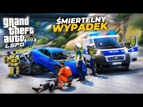 Polska Policja - Śmiertelny Wypadek💀| Drogówka | LSPDFR