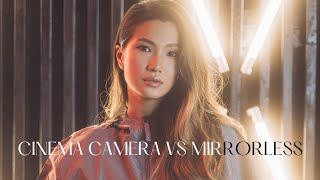 Cinema camera vs Mirrorless