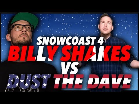 Billy Shakes vs Dust The Dave - No Coast Raps | Snow Coast 4 (USA vs CANADA)