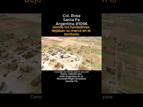 Colonia Rosa, Santa Fe desde el Microsoft Flight Simulator #coloniarosa #santafe #msfs #argentina
