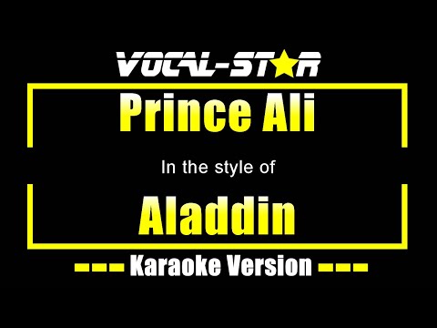 Prince Ali Karaoke | Aladdin (Disney) Karaoke Version