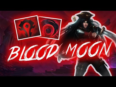 Katarina gameplay (Blood Moon mode)