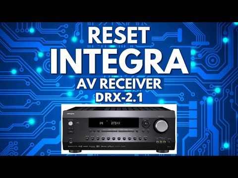 RESET INTEGRA DRX 2.1 AV RECEIVER