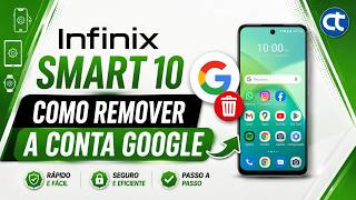Infinix Smart 10: Como Remover a Conta Google pelo Menu de Configurações