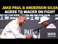 Jake Paul and Anderson Silva Make Bet: Fighters’ Union Or Kickboxing Rematch | MMA Fighting