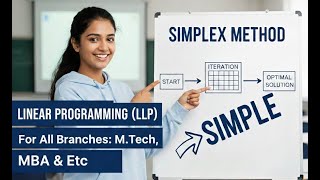 Simplex Method LPP in Hindi | Step-by-Step Full Concept | Engineering, MBA, Mtech all branch #maths
