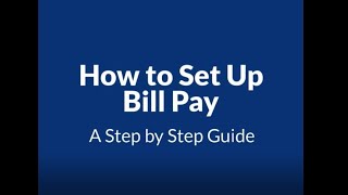 How to Sign Up for Bill Pay