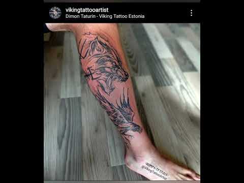 tattoo by @DimonTaturin www.taturin.art  #vikingtattoo #alexfenris #vikingtattoos  #fenris #taturin