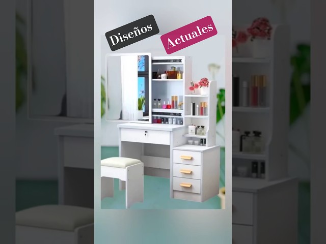 Vídeo relacionado con Tifemap Silla Tocador, Silla para Tocador de Maquillaje con Diseño de Pétalos, Estilo Moderno para Dormitorio, Salón (Blanco-B)