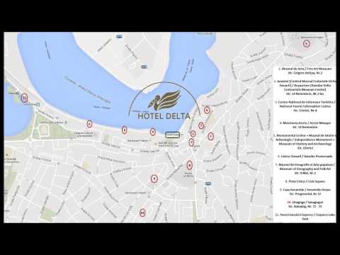 Harta turistica oras Tulcea