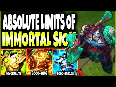 Testing the ABSOLUTE LIMITS of IMMORTAL Sion Jungle Build 🔥