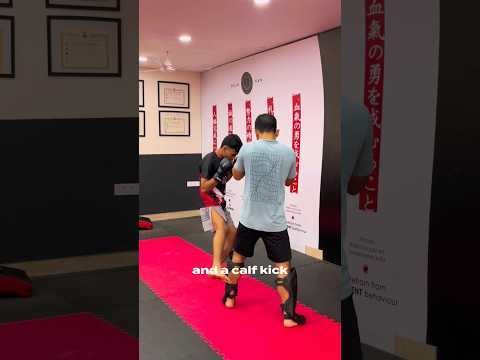 Calf kick 🪓 #kick #kickboxing #combatsport