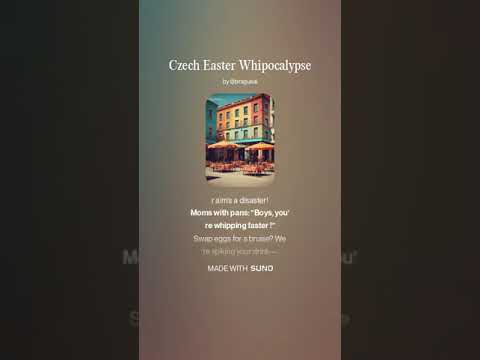 Czech Easter Whipocalypse  #prague #music #song #czech #easter  #traditional  #czechmusic #folk