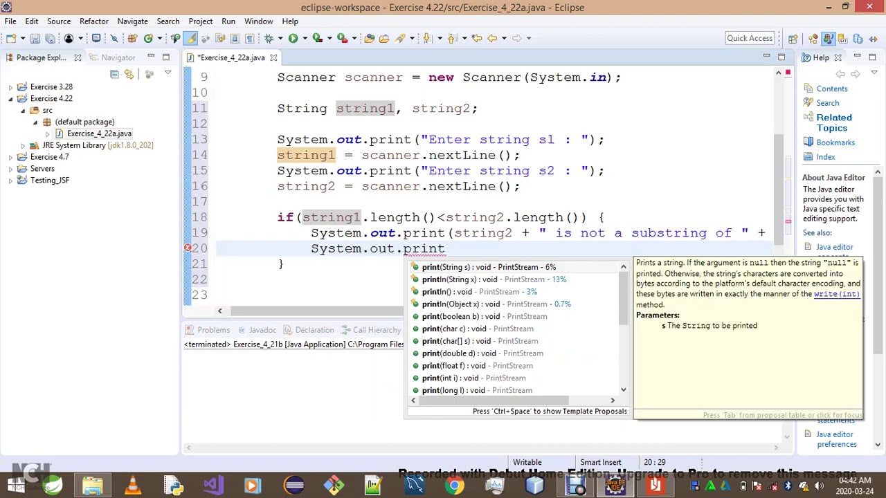 Introduction To Java Programming   Exercise 4 22a