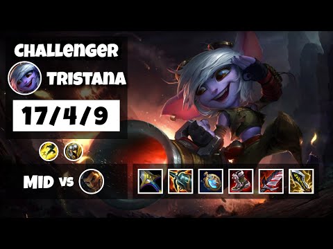 Tristana vs Akshan NA Challenger MID (17/4/9) - v11.18