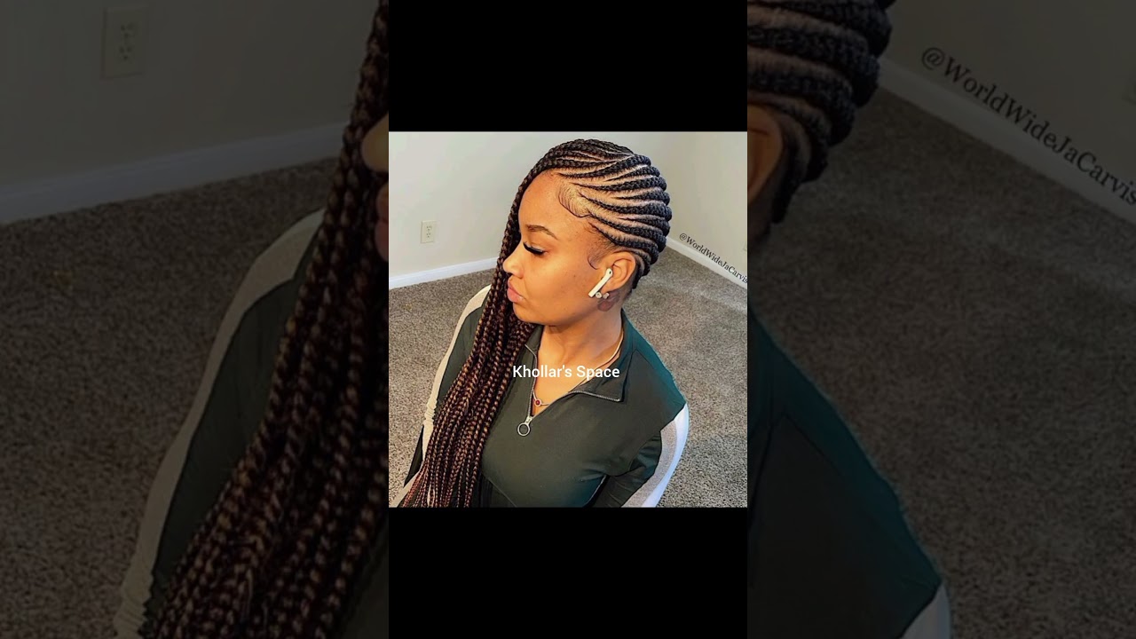 Beautiful lemonade Braids for Ladies #braids #hairstyles #cornrows