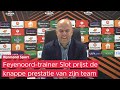 'De ENE week is de ANDERE niet' | Arne Slot overwintert WÉÉR met Feyenoord in Europa