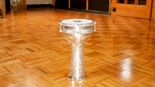Video thumbnail for MEINL Percussion - Aluminium Darbuka, Hand Hammered - HE-113 by Meinl Percussion - Official Product Videos