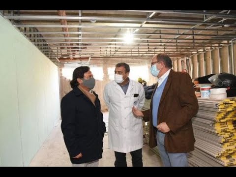 En el Materno Infantil Sáenz verificó obras de refuncionalización para sumar camas COVID-19 y reforzar la atención